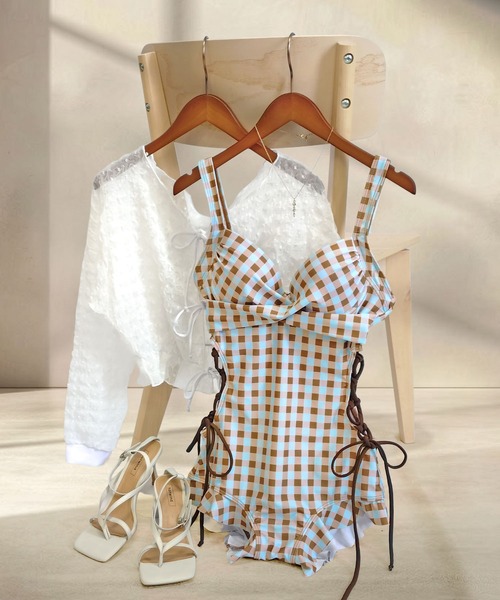 OSYAREVO（オシャレボ）の「【CanCam掲載】水着 レディース 体型カバー