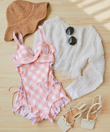 水着（ピンク/桃色系・チェック柄）ファッション通販 - ZOZOTOWN