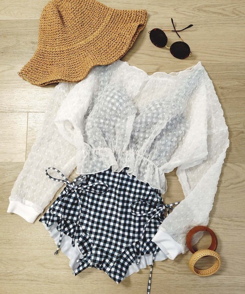 OSYAREVO（オシャレボ）の「【CanCam掲載】水着 レディース 体型カバー