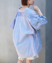 CIAOPANIC TYPY | 【etsinta/エシンタ】リネン混ビンテージストライプシャツ(シャツ/ブラウス)