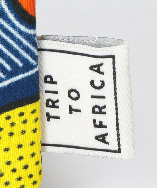 THE STATION STORE（ザ ステーション ストア）の「＜RICHE＞AFRICAN プリント ポーチ（ポーチ・レディース・ライトグレー/イエロー/ターコイズブルー・FREE）」の8枚目の写真