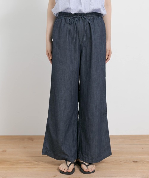 URBAN RESEARCH Sonny Label（アーバンリサーチサニーレーベル）の「イージーデニムワイドパンツ（デニムパンツ・レディース・インディゴブルー/ライトインディゴブルー・38/36）」の13枚目の写真