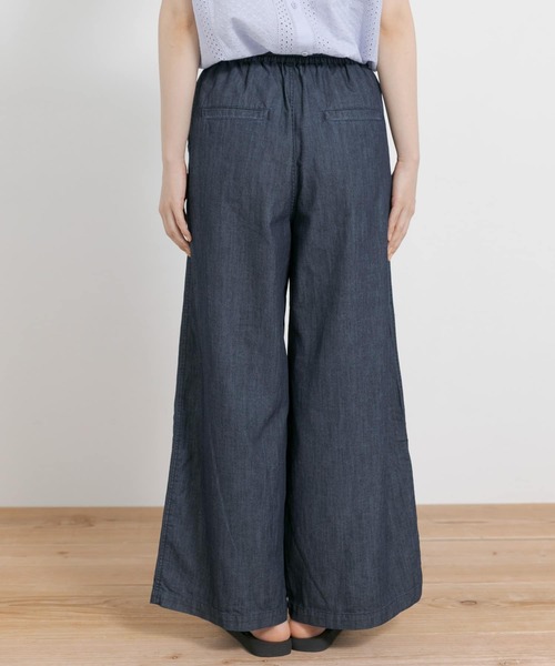 URBAN RESEARCH Sonny Label（アーバンリサーチサニーレーベル）の「イージーデニムワイドパンツ（デニムパンツ・レディース・インディゴブルー/ライトインディゴブルー・38/36）」の8枚目の写真