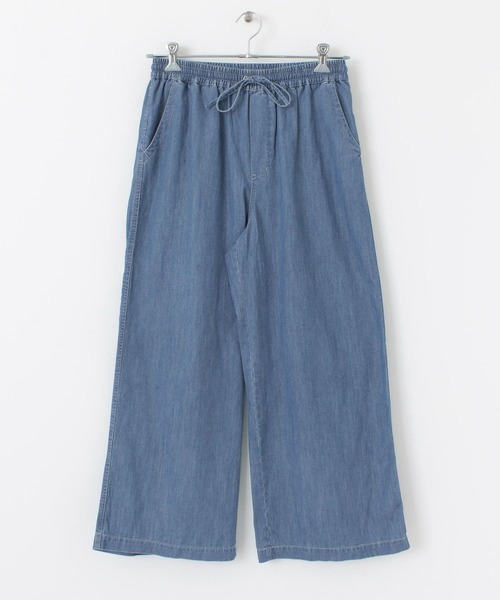 URBAN RESEARCH Sonny Label（アーバンリサーチサニーレーベル）の「イージーデニムワイドパンツ（デニムパンツ・レディース・インディゴブルー/ライトインディゴブルー・38/36）」の18枚目の写真