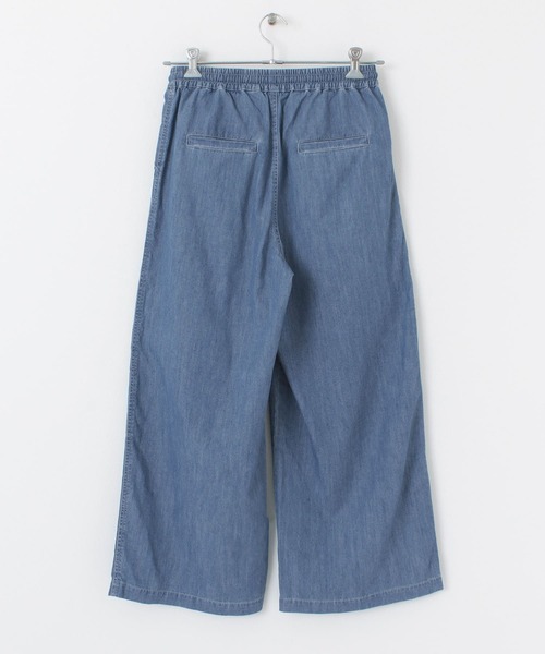 URBAN RESEARCH Sonny Label（アーバンリサーチサニーレーベル）の「イージーデニムワイドパンツ（デニムパンツ・レディース・インディゴブルー/ライトインディゴブルー・38/36）」の4枚目の写真