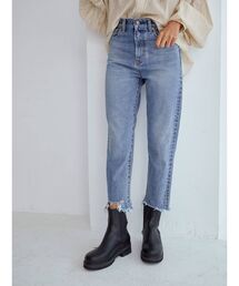 Ungrid | ヘムダメージデニム(デニムパンツ)