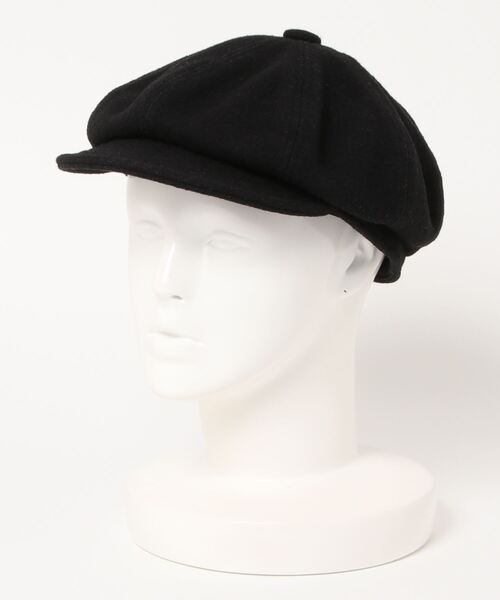 NEW YORK HAT（ニューヨークハット）の「【NEW YORK HAT/ニューヨークハット】（UN）WOOL SPTTFIRE（ハンチング/ベレー帽・メンズ・チャコール/ブラック・LARGE/X-LARGE）」の2枚目の写真