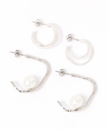 ポイントパールピアス4点SET / 951137