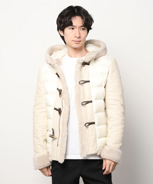 EMMETI（エンメティ）の「EMMETI/エンメティ/【別注】FERNAND（ムートンコート・メンズ・ブラック/ホワイト・48/50/52/54）」の10枚目の写真