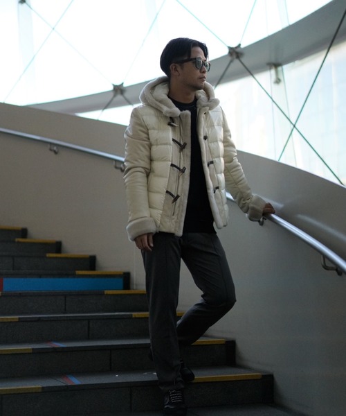 EMMETI（エンメティ）の「EMMETI/エンメティ/【別注】FERNAND（ムートンコート・メンズ・ブラック/ホワイト・48/50/52/54）」の6枚目の写真