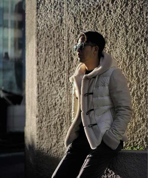 EMMETI（エンメティ）の「EMMETI/エンメティ/【別注】FERNAND（ムートンコート・メンズ・ブラック/ホワイト・48/50/52/54）」の16枚目の写真