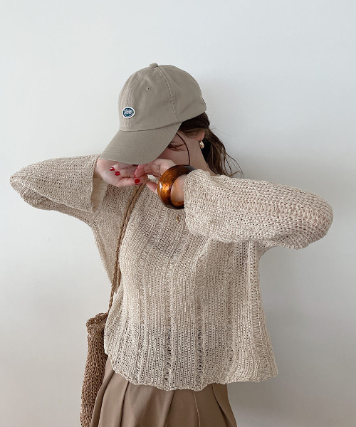 ISOOK(アイスー)の「Cafe color knit / カフェカラーニット(meg select)(ニット/セーター・レディース・ブラウン/ベージュ/モカ・FREE)」の12枚目の写真