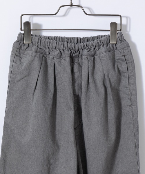 SAKULA（サクラ）の「【SAKULA/サクラ】DENIM NARROW BALL PANTS/デニムナローバルーンパンツ（デニムパンツ・メンズ・ホワイト系その他/グレー・1/2）」の11枚目の写真