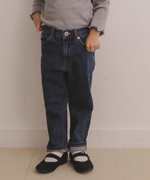 URBAN RESEARCH DOORS(アーバンリサーチドアーズ)の「ストレートデニムパンツ(KIDS)(その他パンツ・キッズ・インディゴブルー・120/105/150/135)」の3枚目の写真