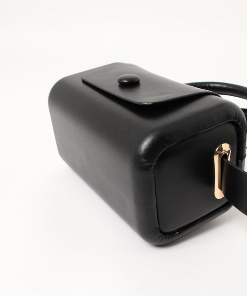 florist（フローリスト）の「【2SIZE】しかくいボックスミニショルダーバッグ（ショルダーバッグ・レディース・ホワイト/イエロー/ブラック/グリーン/パープル・S/M）」の12枚目の写真