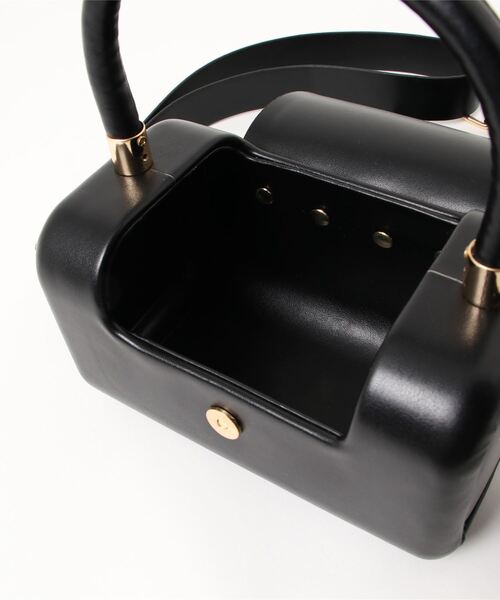 florist（フローリスト）の「【2SIZE】しかくいボックスミニショルダーバッグ（ショルダーバッグ・レディース・ホワイト/イエロー/ブラック/グリーン/パープル・S/M）」の17枚目の写真