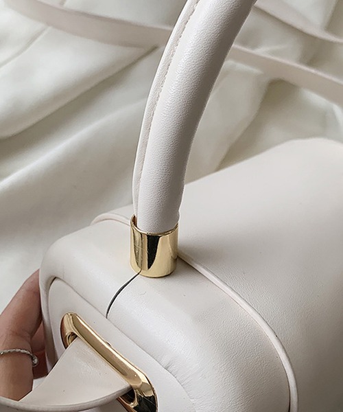 florist（フローリスト）の「【2SIZE】しかくいボックスミニショルダーバッグ（ショルダーバッグ・レディース・ホワイト/イエロー/ブラック/グリーン/パープル・S/M）」の19枚目の写真