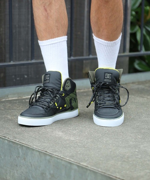 DC SHOES（ディーシーシューズ）の「PURE HIGH-TOP WC SE/DCハイカットスニーカー（スニーカー・メンズ・ホワイト/ブラック/ホワイト系その他・23cm/23.5cm/24cm/24.5cm/25cm/25.5cm/26cm/26.5cm/27cm/27.5cm/28cm/28.5cm/29cm）」の3枚目の写真