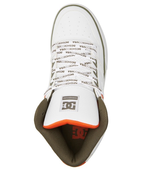 DC SHOES（ディーシーシューズ）の「PURE HIGH-TOP WC SE/DCハイカットスニーカー（スニーカー・メンズ・ホワイト/ブラック/ホワイト系その他・23cm/23.5cm/24cm/24.5cm/25cm/25.5cm/26cm/26.5cm/27cm/27.5cm/28cm/28.5cm/29cm）」の4枚目の写真