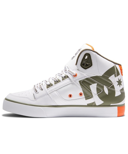 DC SHOES（ディーシーシューズ）の「PURE HIGH-TOP WC SE/DCハイカットスニーカー（スニーカー・メンズ・ホワイト/ブラック/ホワイト系その他・23cm/23.5cm/24cm/24.5cm/25cm/25.5cm/26cm/26.5cm/27cm/27.5cm/28cm/28.5cm/29cm）」の8枚目の写真