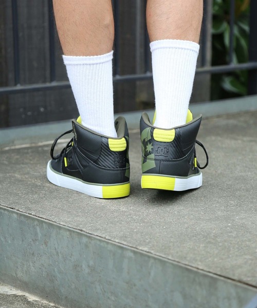 DC SHOES（ディーシーシューズ）の「PURE HIGH-TOP WC SE/DCハイカットスニーカー（スニーカー・メンズ・ホワイト/ブラック/ホワイト系その他・23cm/23.5cm/24cm/24.5cm/25cm/25.5cm/26cm/26.5cm/27cm/27.5cm/28cm/28.5cm/29cm）」の19枚目の写真