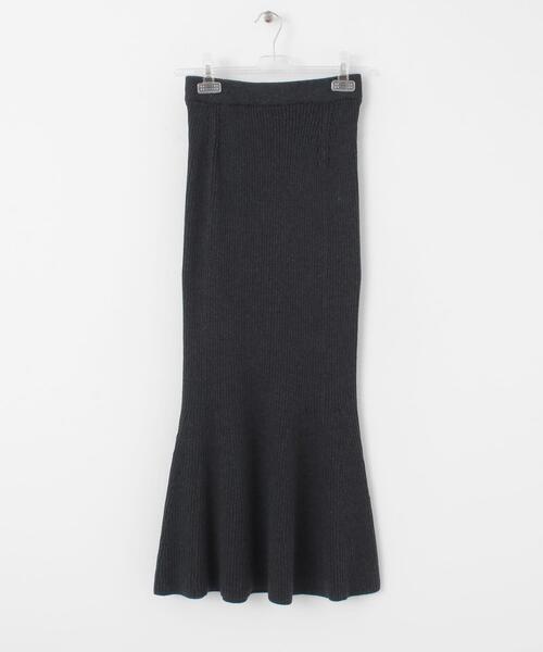 LAATO（ラート）の「MERMAID KNIT SKIRT（スカート・レディース・カーキ/ベージュ/ブルー/レッド・FREE）」の10枚目の写真