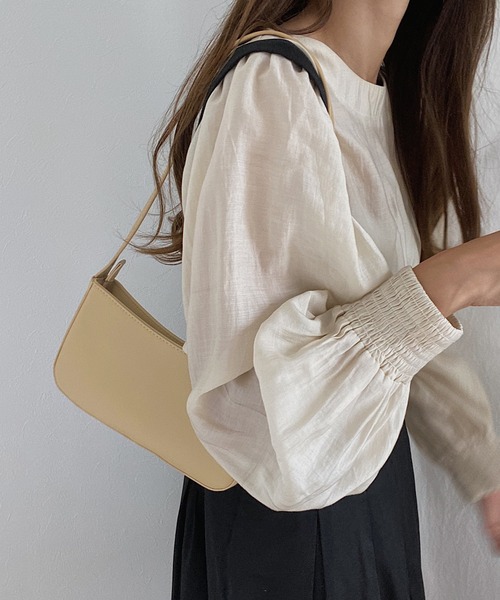 LAUIR（ラウアー）の「ラウンドミニショルダーバッグ（ショルダーバッグ・レディース・ブラウン/イエロー・FREE）」の6枚目の写真