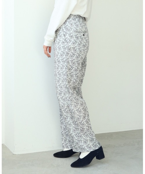 nitca（ニトカ）の「キカバナプリント　イージーパンツ（その他パンツ・レディース・ホワイト/オレンジ・FREE）」の15枚目の写真