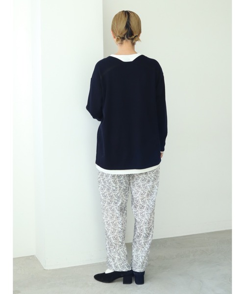 nitca（ニトカ）の「キカバナプリント　イージーパンツ（その他パンツ・レディース・ホワイト/オレンジ・FREE）」の20枚目の写真