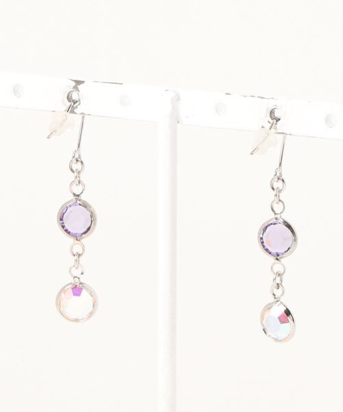 tone(トーン)の「【Le soleil】小さく揺れる スワロフスキーピアス(MA)(ピアス(両耳用)・レディース・その他/その他4/その他3/その他1/その他2/ブルー系その他・FREE)」の7枚目の写真