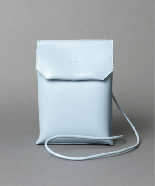 YAHKI(ヤーキ)の「【 YAHKI / ヤーキ 】 W FACE LEATHER SHOULDER BAG / ダブルフェイス レザー ショルダーバッグ(ショルダーバッグ・レディース・ブラック/ブルー/ライトベージュ・FREE)」の3枚目の写真