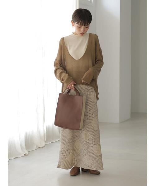 rem closet（レムクローゼット）の「ルーズニット（ニット/セーター・レディース・ブラック/カーキ・S）」の14枚目の写真