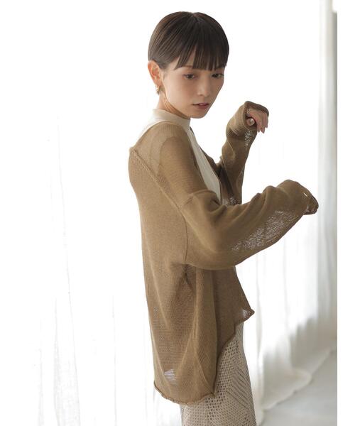 rem closet（レムクローゼット）の「ルーズニット（ニット/セーター・レディース・ブラック/カーキ・S）」の11枚目の写真