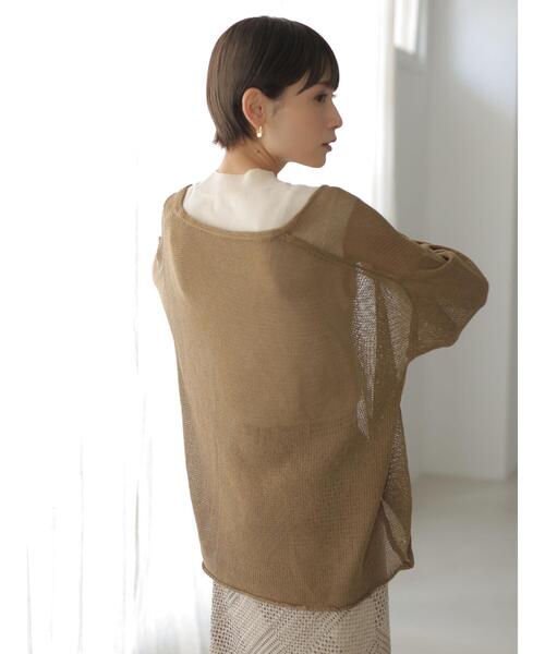 rem closet（レムクローゼット）の「ルーズニット（ニット/セーター・レディース・ブラック/カーキ・S）」の20枚目の写真