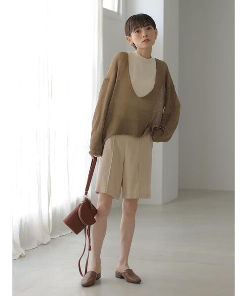 rem closet（レムクローゼット）の「ルーズニット（ニット/セーター・レディース・ブラック/カーキ・S）」の15枚目の写真