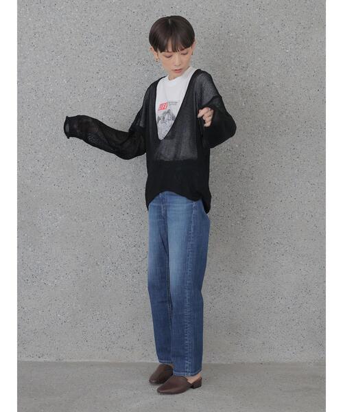 rem closet（レムクローゼット）の「ルーズニット（ニット/セーター・レディース・ブラック/カーキ・S）」の21枚目の写真