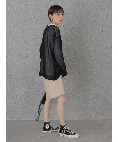 rem closet（レムクローゼット）の「ルーズニット（ニット/セーター・レディース・ブラック/カーキ・S）」の19枚目の写真