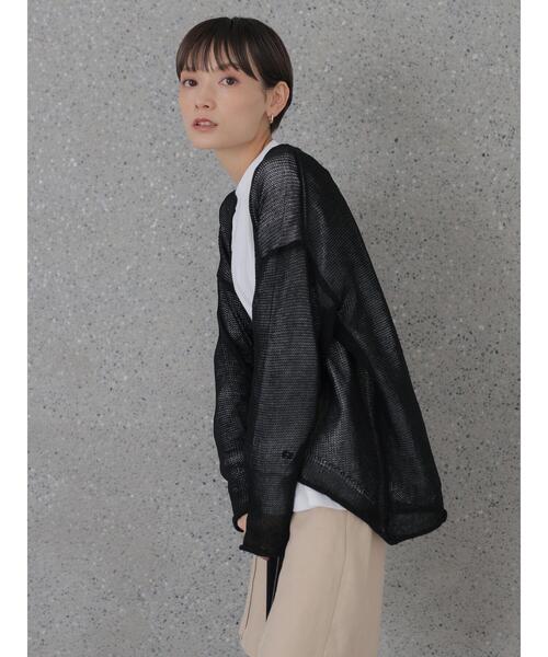 rem closet（レムクローゼット）の「ルーズニット（ニット/セーター・レディース・ブラック/カーキ・S）」の9枚目の写真