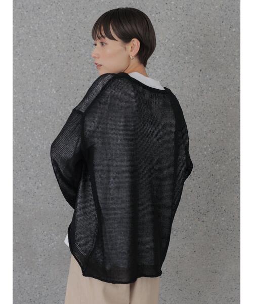 rem closet（レムクローゼット）の「ルーズニット（ニット/セーター・レディース・ブラック/カーキ・S）」の16枚目の写真