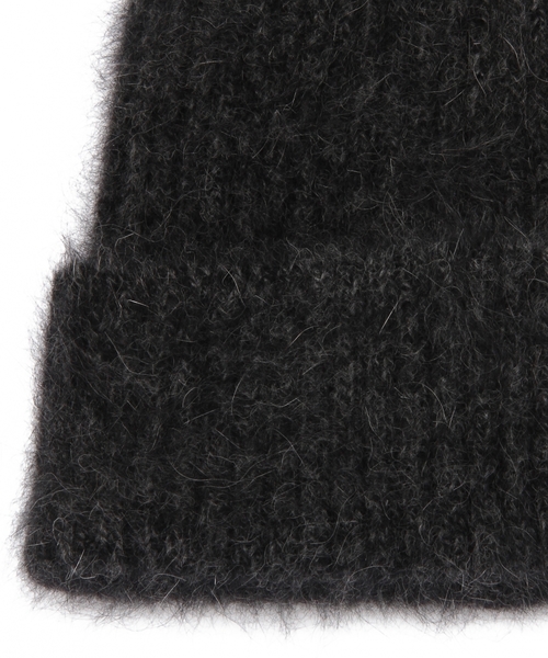 BEAUTY&YOUTH UNITED ARROWS（ビューティーアンドユースユナイテッドアローズ）の「BYSF ミックスアンゴラニットキャップ2◆（ニットキャップ/ビーニー・レディース・ダークグレー/ワインレッド/ロイヤルブルー/ベージュ・フリー）」の10枚目の写真