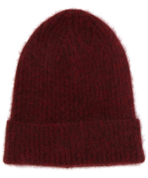 BEAUTY&YOUTH UNITED ARROWS（ビューティーアンドユースユナイテッドアローズ）の「BYSF ミックスアンゴラニットキャップ2◆（ニットキャップ/ビーニー・レディース・ダークグレー/ワインレッド/ロイヤルブルー/ベージュ・フリー）」の6枚目の写真