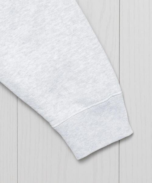 H BEAUTY&YOUTH UNITED ARROWS(エイチビューティーアンドユースユナイテッドアローズ)の「<H>COTTON SWEAT SHORT HOODIE/フーディー(パーカー・レディース・ライトグレー/モカ・FREE)」の9枚目の写真