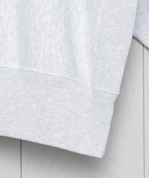 H BEAUTY&YOUTH UNITED ARROWS(エイチビューティーアンドユースユナイテッドアローズ)の「<H>COTTON SWEAT SHORT HOODIE/フーディー(パーカー・レディース・ライトグレー/モカ・FREE)」の11枚目の写真