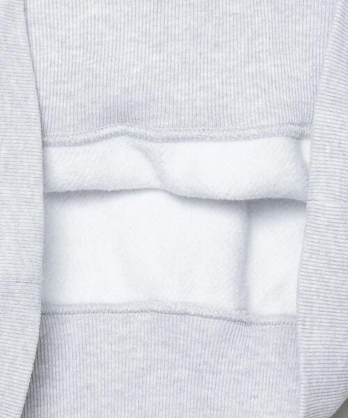 H BEAUTY&YOUTH UNITED ARROWS(エイチビューティーアンドユースユナイテッドアローズ)の「<H>COTTON SWEAT SHORT HOODIE/フーディー(パーカー・レディース・ライトグレー/モカ・FREE)」の12枚目の写真