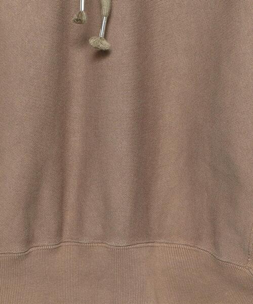 H BEAUTY&YOUTH UNITED ARROWS(エイチビューティーアンドユースユナイテッドアローズ)の「<H>COTTON SWEAT SHORT HOODIE/フーディー(パーカー・レディース・ライトグレー/モカ・FREE)」の14枚目の写真