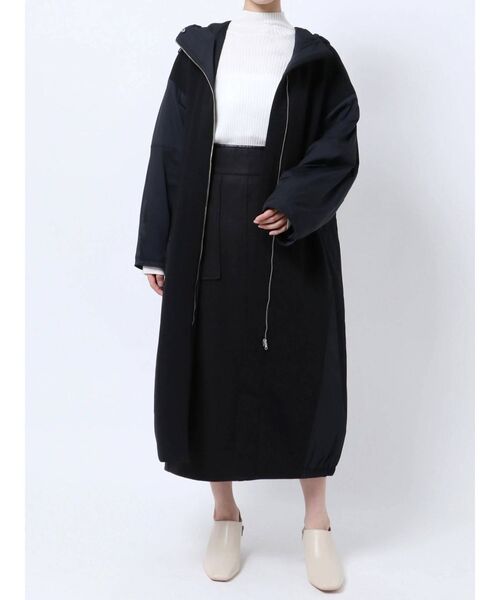 ELENDEEK（エレンディーク）の「パディングリバーシブルコート（その他アウター・レディース・ブラック/ライトベージュ・01/02）」の5枚目の写真