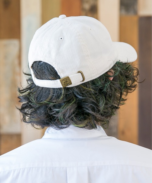 無(ム)の「NOISEコーデュロイCAP(キャップ・レディース・ブラック/ベージュ/ピンク/ブルー/アイボリー・FREE)」の9枚目の写真