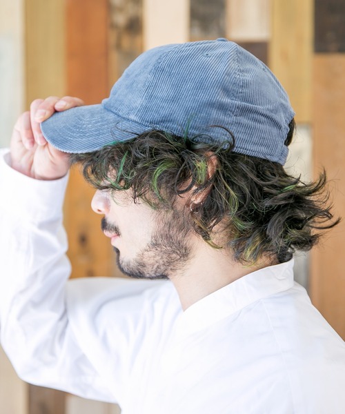無(ム)の「NOISEコーデュロイCAP(キャップ・レディース・ブラック/ベージュ/ピンク/ブルー/アイボリー・FREE)」の21枚目の写真