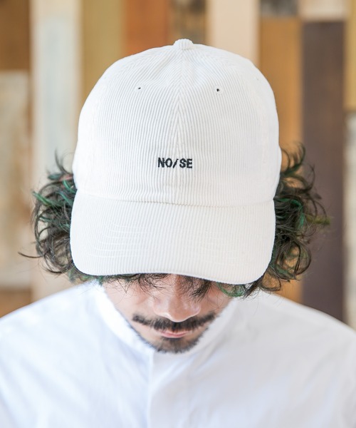 無(ム)の「NOISEコーデュロイCAP(キャップ・レディース・ブラック/ベージュ/ピンク/ブルー/アイボリー・FREE)」の7枚目の写真