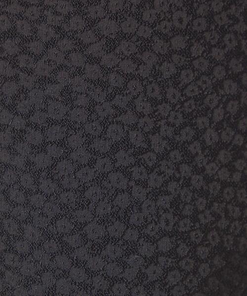 closet story（クローゼットストーリー）の「＜closet story＞コバナ ジャカード テーパード パンツ -ウォッシャブル-（スラックス・レディース・ブラック/ネイビー・FREE）」の4枚目の写真